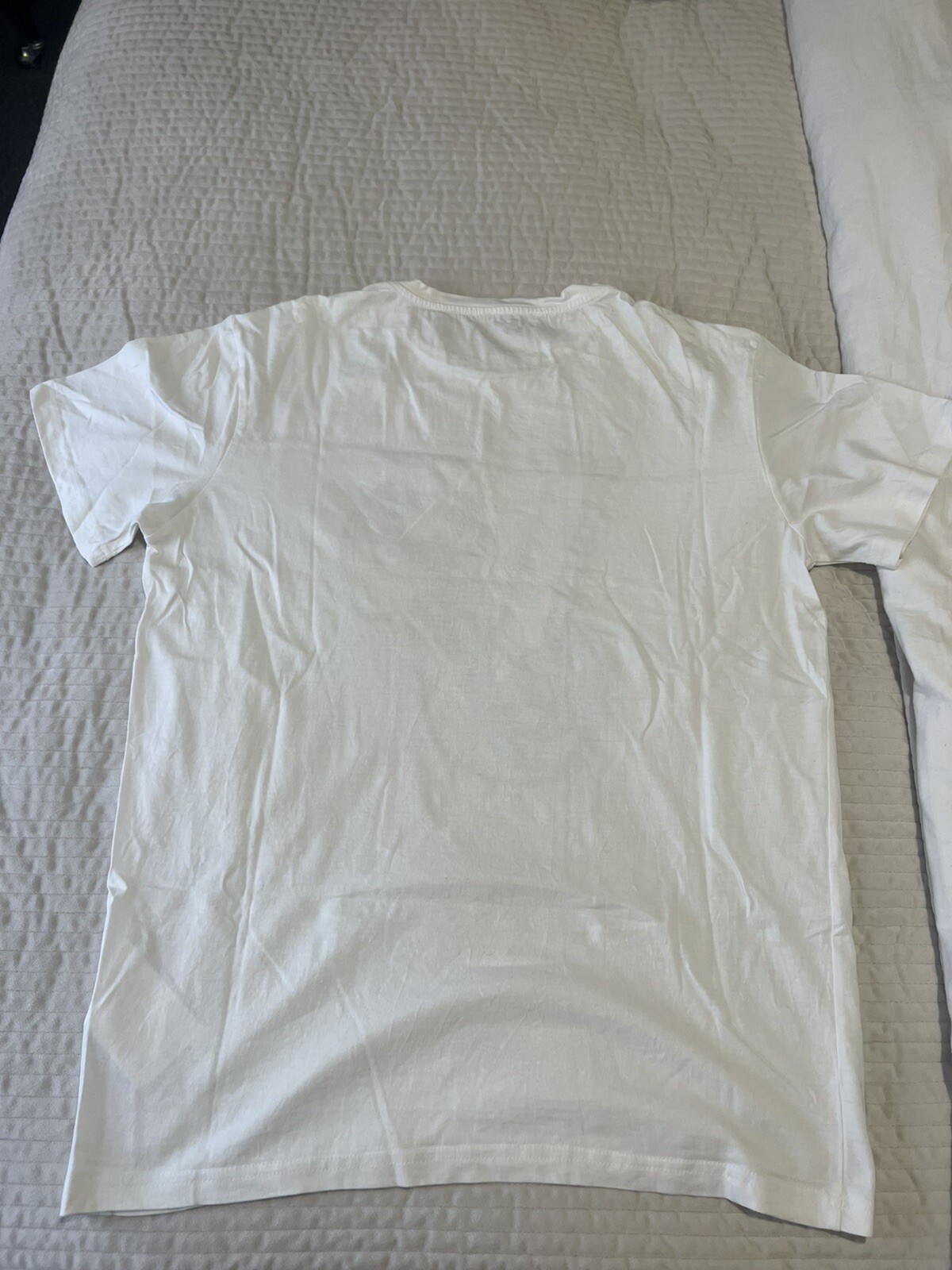 VERSACE JEANS VJ TIGER PRINT T-SHIRT WHITE & GOLD FOIL image 5