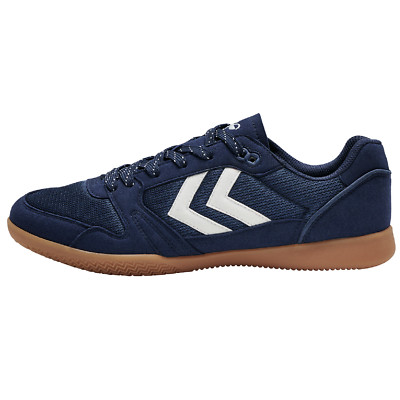 blue indoor soccer shoes