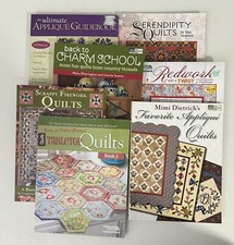 Lot Of 7 Appliqu  Quilting Books Paperback