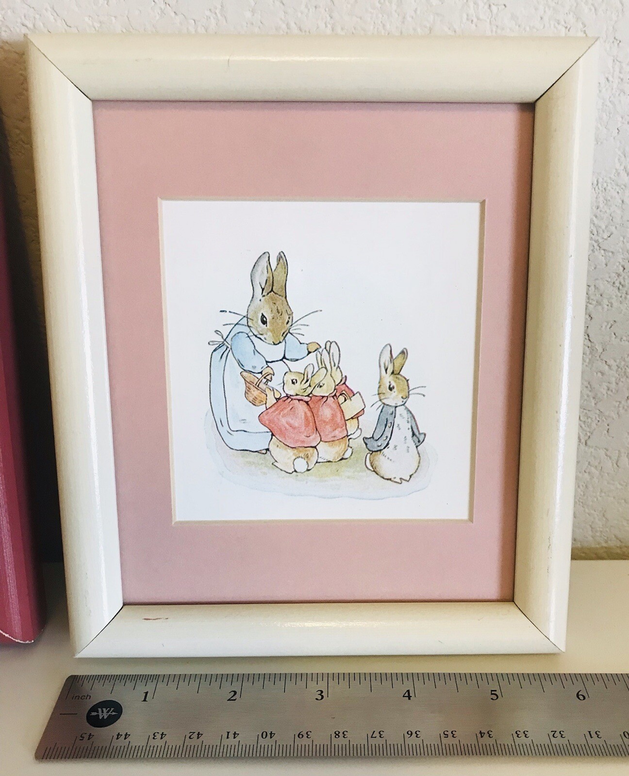 Peter Rabbit Beatrix Potter Framed Pictures, Green Tiger Press 6x7in