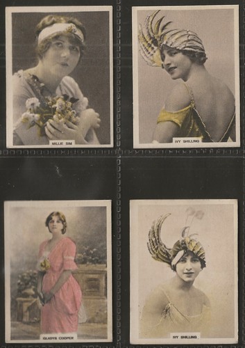 B.A.T. (BATTLE AX CIGS)-FULL SET- FAMOUS BEAUTIES 1916 (100 CARDS) ALL SCANNED - Picture 22 of 22