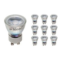 10X Led Lampen GU10 Warmweiss 3W ø35M 230V Leuchtmittel Spot Strahler Cob Sebson