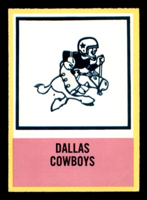 1967 Philadelphia Football #60 Dallas Cowboys Insignia VG *e3
