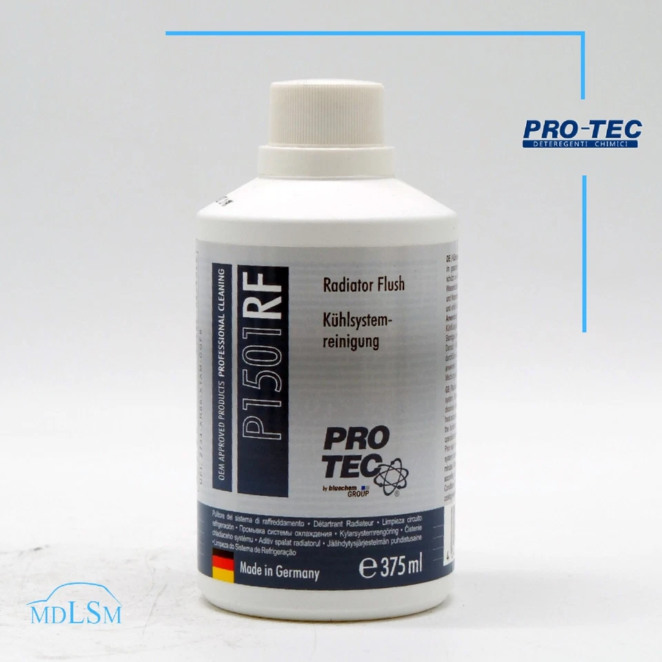PROTEC PRO TEC - RADIATOR FLUSH PULITORE DEL SISTEMA DI RAFFREDAMENTO RADIATORE 375ML