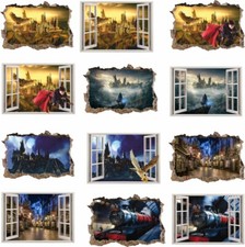 140cm  Harry Potter Hogwarts Loch STICKER 3D Wandtattoo Wandbild wandaufkleber