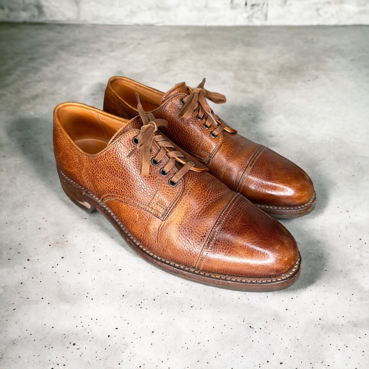 Polo Ralph Lauren Bench Made England Oxfords Leather Dress Shoes 