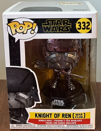 Funko POP! Star Wars Knight of Ren (War Club) Figure #332 New Box Not Mint FK