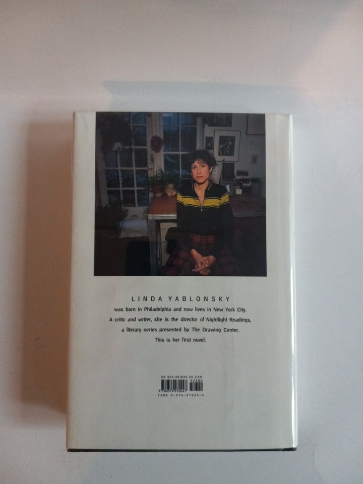 The Story of Junk A Novel by Linda Yablonsky Signed Hardcover First