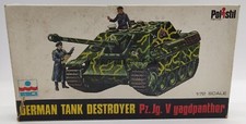 ESCI POLISTIL1/72 GERMAN TANK DESTROYER 8009 TOYS VINTAGE '70 IN BOX SOLDATINI 