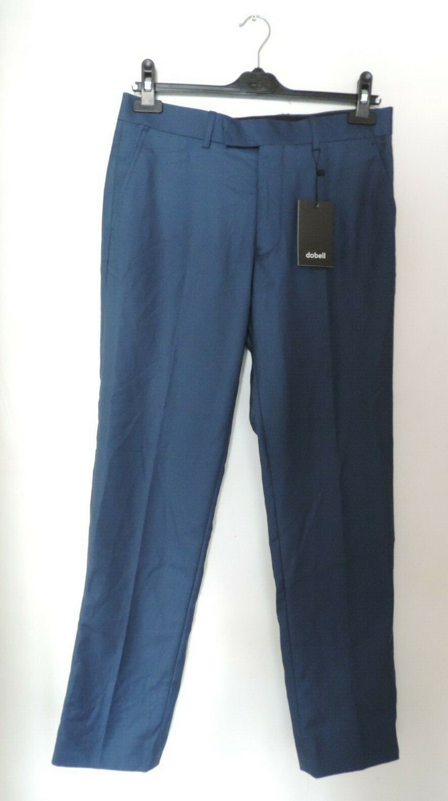 Dobell Airforce Blue Slim Fit Suit Trousers Size 32R rrp £90 DH007 FF 06