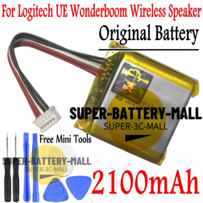 2100mAh Original Battery for Ultimate Ear Logitech Wonderboom