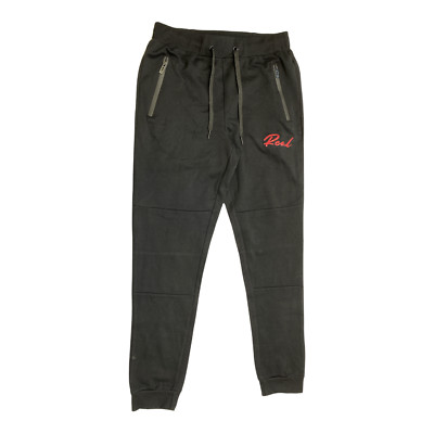 NEW SOLID Basics Women's Black REAL Jogger Sweatpants Size Large