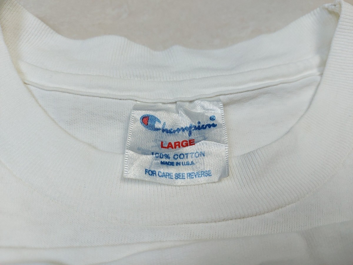 Vintage 90s Champion Big Logo Single-Stitch Double-Sided USA