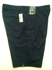 ROUNDTREE  YORKE PERFORMANCE NWT 32 DARK NAVY BLUE Stretch Golf Shorts 40