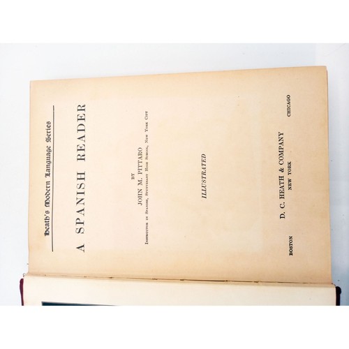 A Spanish Reader By John M. Pitman 1919 Illustrated D.C. Heath & Company Pittaro - Picture 4 of 22