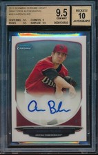 2013 Bowman Draft Aaron Blair Chrome Auto BGS 9.5 Gem Mint Autograph
