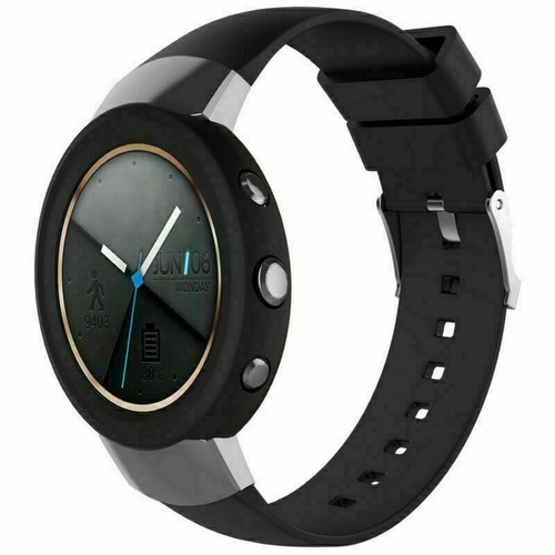 Reloj de Pulsera banda De Silicona Correa + Cubierta Protector Para ASUS  ZENWATCH 3 Reloj inteligente | eBay
