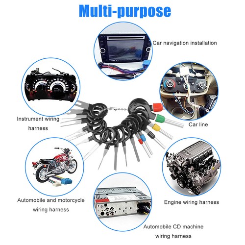 120Pcs/Set Pin Ejector Wire Kit Extractor Auto Terminal Removal Connector Tool - Picture 11 of 13