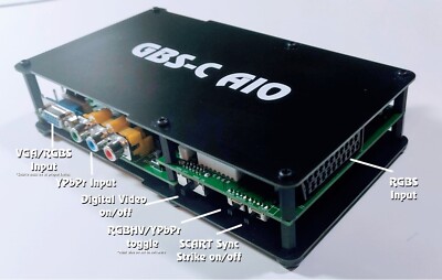 技適取得済みESP-12F搭載 gbs control RGB(SCART規格) Retroscaler GBSC SCART RGBS input/SATURN output - YouTube