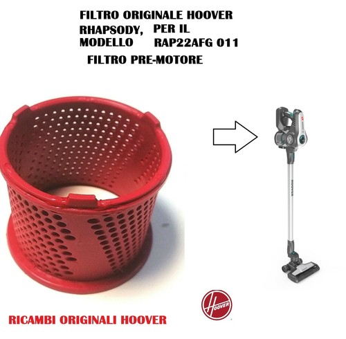 FILTRO PRE MOTORE ASPIRAPOLVERE RHAPSODY HOOVER RAP22AFG 011 | eBay