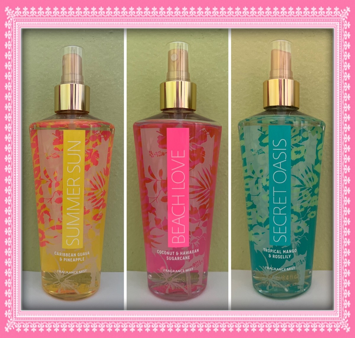 1) Victoria's Secret Fantasies Limited Edition Fragrance Mist ~u