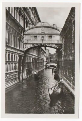 Original Photograph   1935 - Bridge of Sighs - Venezia Italy