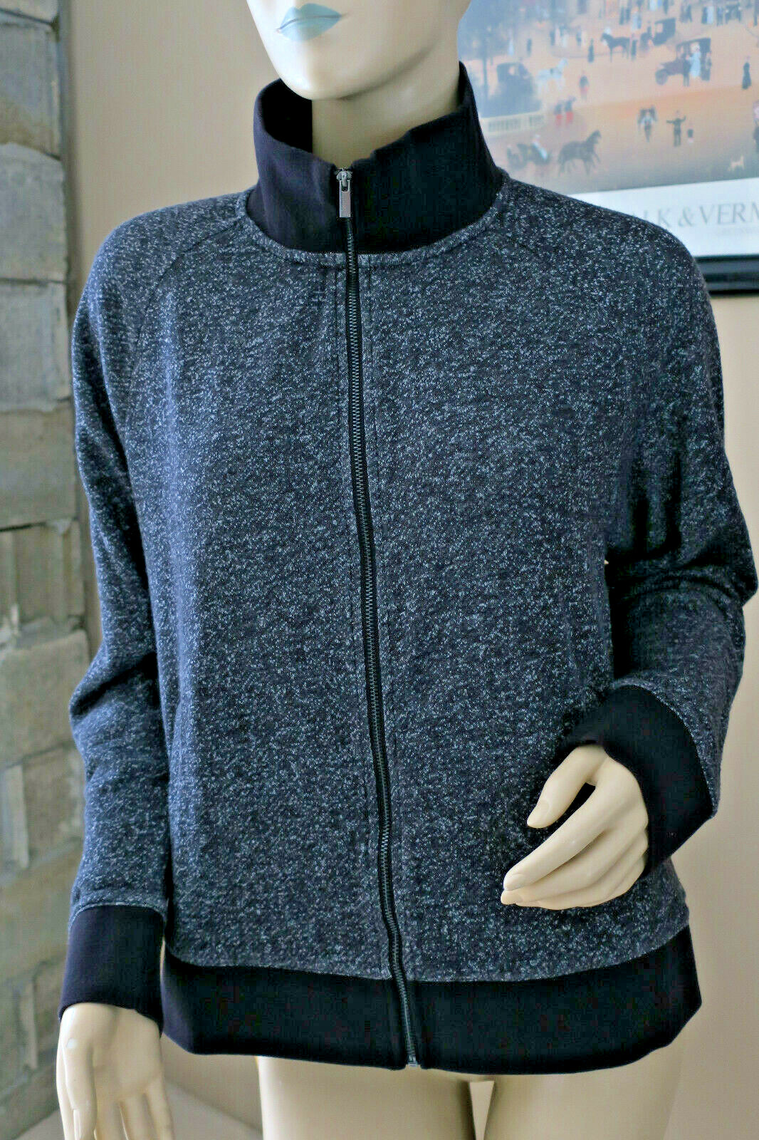 Liz Claiborne Zip Up Sweater, Size 