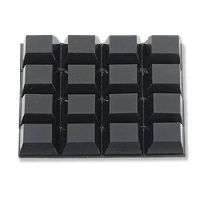 WELANGBN Rubber Feet - Adhesive 16PCS, Black, Stick on, Self Black