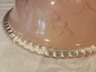 Antique Pink Glass Ceiling Light Cover 10 1/4" — photo 6