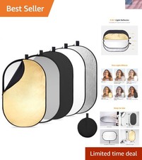 5-in-1 Gold Silver White Black Reflector