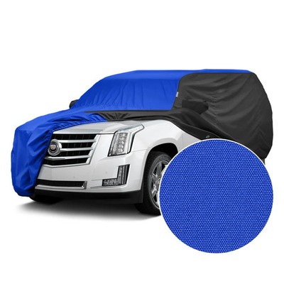 For Volkswagen ID.4 21-24 Car Cover WeatherShield HP Two-Tone Bright Blue Custom