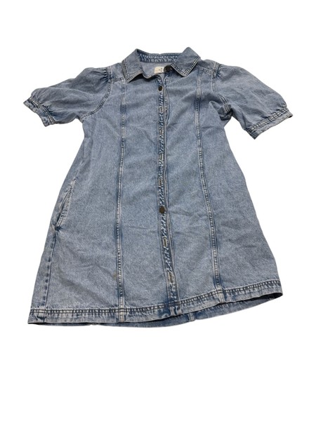 TARGET Womens Blue Denim Midi Shortsleeve Jean Dress Size 14 Good Condition