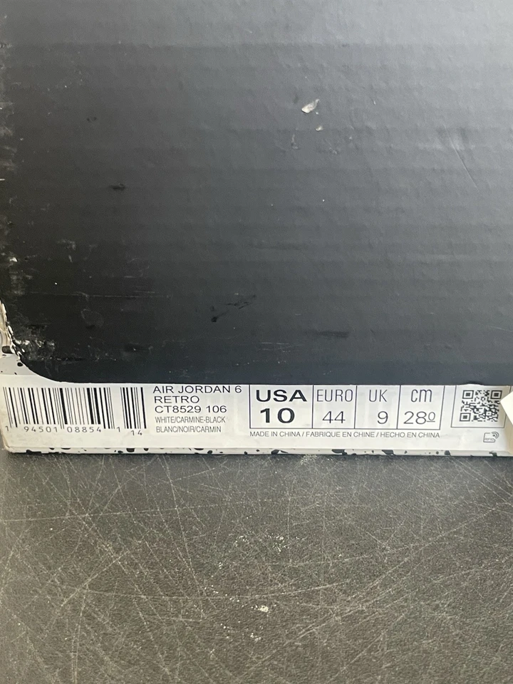 Size 10 - Jordan 6 Retro OG Mid Carmine - Image 2 of 4