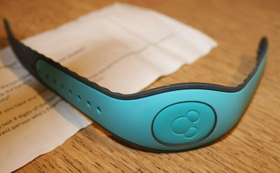 Magic Band, Walt Disney World, blau/türkis/türkis, nagelneu und unverbunden 2025