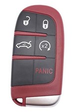 Replacement Key Fob Cover Case fit for 2016 2017 2018 2019 2020 Dodge Red