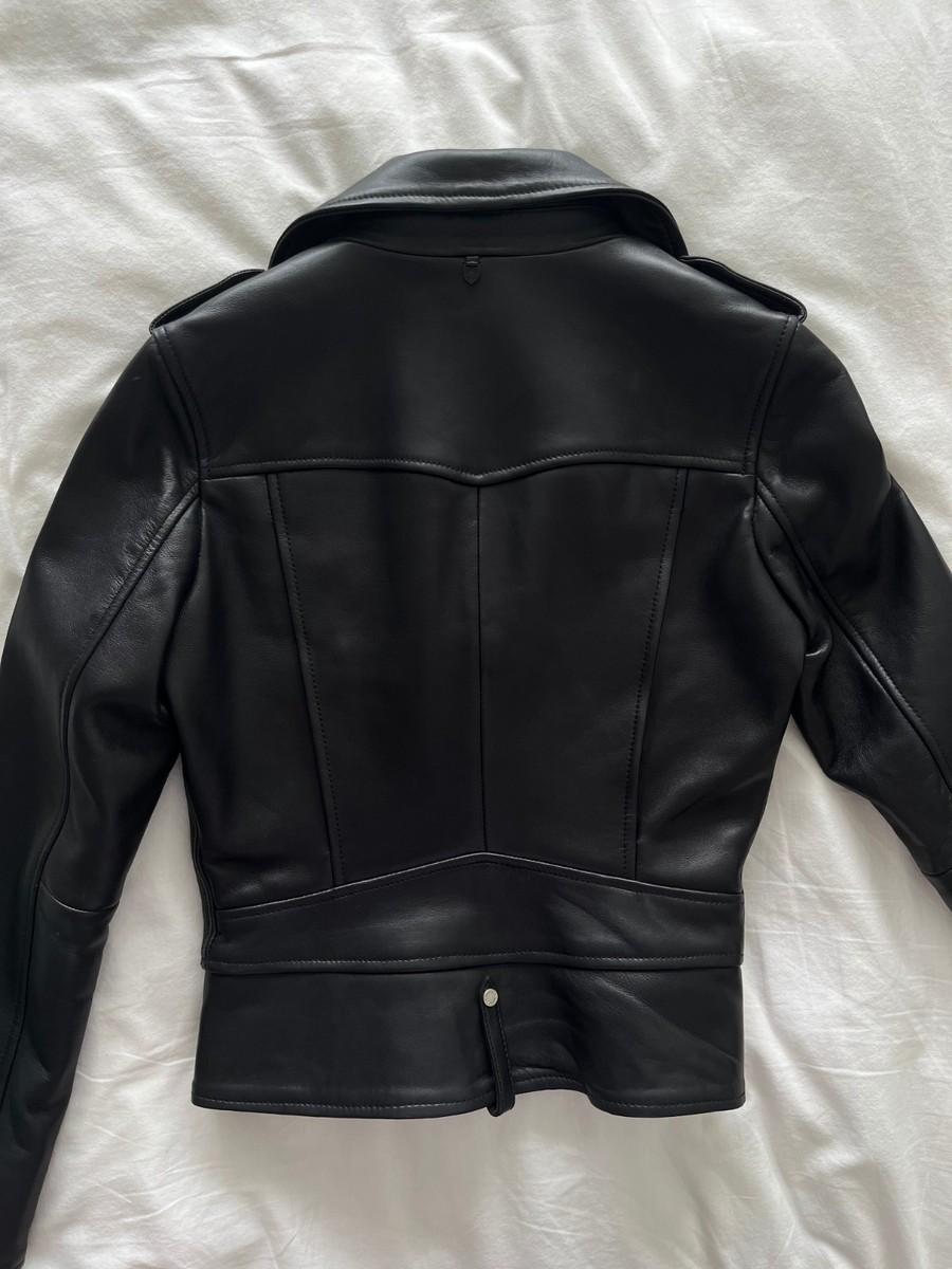 RUDSAK Women’s Moto Noir Black Genuine Leather Jacket Mint Condition Size S/P View 6