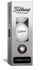 NEW Titleist Pro V1x Left Dash Golf Balls White - 1 Sleeve