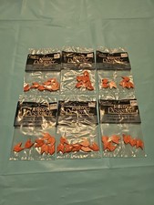 Lot Of 6 Packages Darice Jewelry Designer Gemocite Cevron Coral 17 X 11 mm