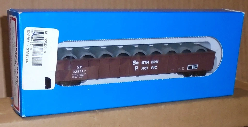 : E & C Shops HO .. "Southern Pacific Smooth Side Mill Gondola #338317 w/ Load" - Image 2 of 4