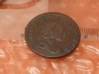 1760 1/2P Hibernia-Voce Populi Halfpenny No-P Higher Grade RARE #1 — photo 3