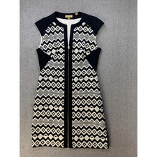 Ted Baker London Dress Womens 2 Career Mini Classic Timeless Aztec Cocktail