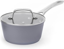 Casserole 16 cm Laura Ashley Antiadhésive Verre Four Tous Feux Lave-vaisselle