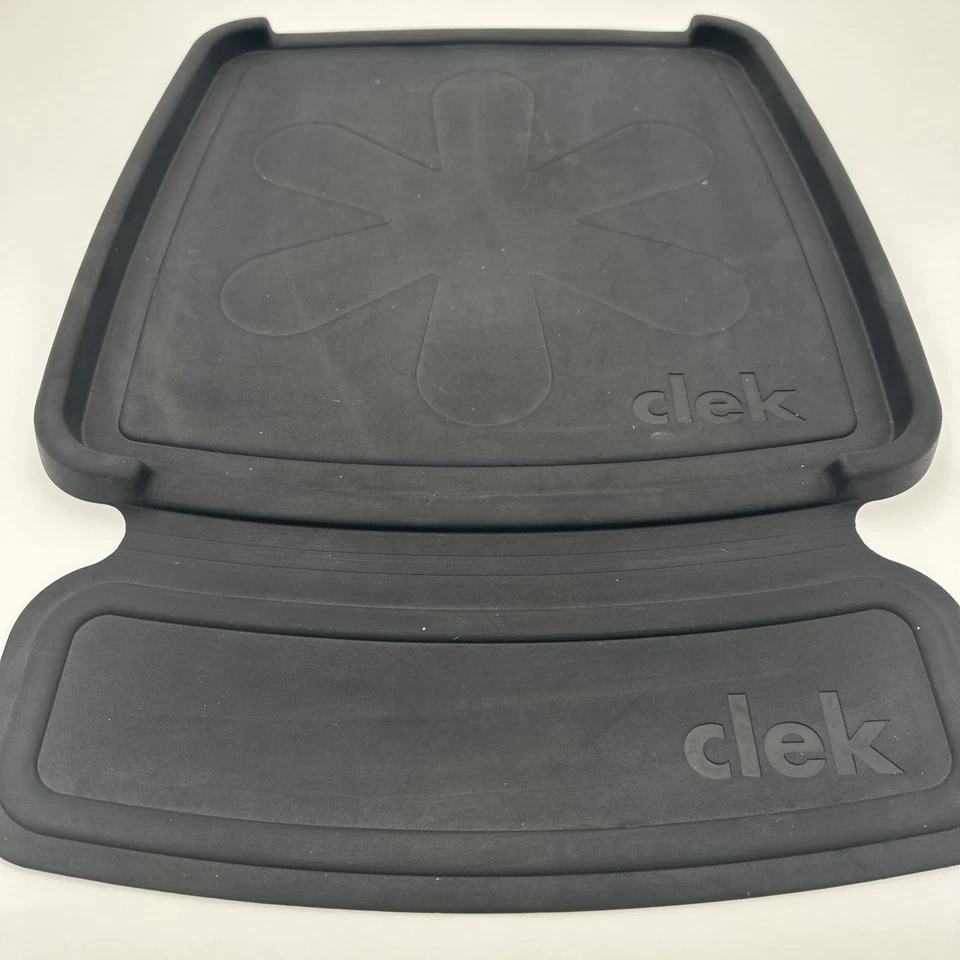 Protector de asiento Clek Mat-Thingy negro debajo del asiento/elevador Foto 2 de 4