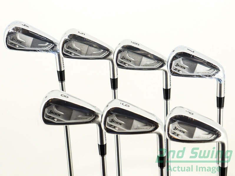 プレステ２ Mint Srixon ZX4 MK II Iron Set 4-PW Steel Regular Right +1/4
