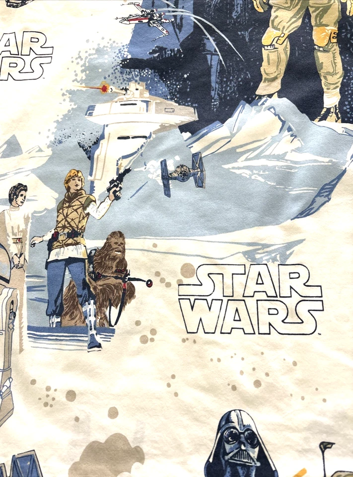 Funda de almohada POTTERY BARN para niños Star Wars Empire Strikes Back Luke R2D2 Droid C3PO Foto 4 de 4