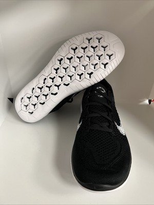 nike free rn flyknit 2018 white black
