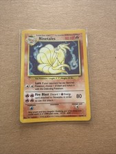 Ninetales Holo Unlimited Rare Pokémon TCG Card 12/102 Base Set
