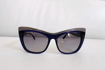 Roberto Cavalli Muscida 921S-A 92B Sunglasses Blue Silver  display picture 1