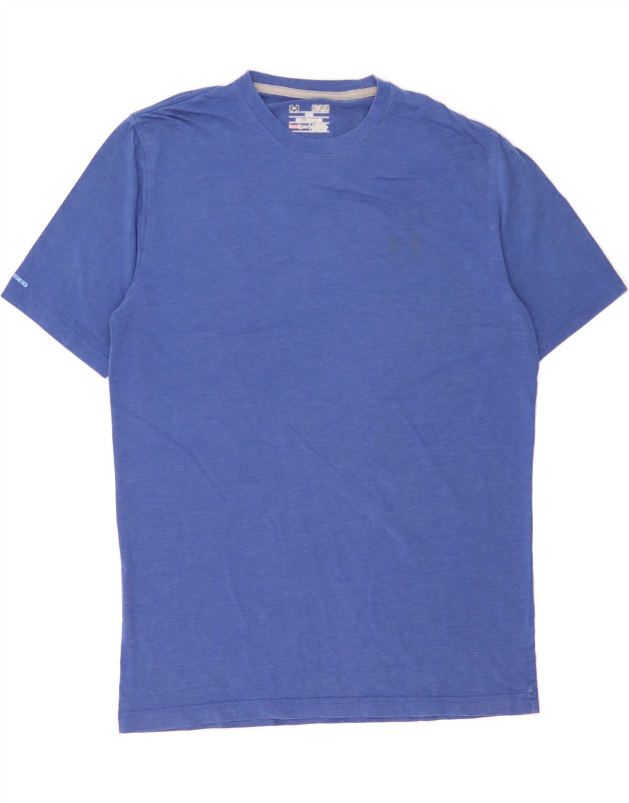 UNDER ARMOUR Mens Heat Gear T-Shirt Top Medium Blue DG61