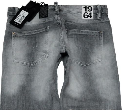 DSQUARED2 Men’s Gray Distressed Jeans NWT Size 30 (98% Cotton) Clean & Ready - Picture 3 of 6